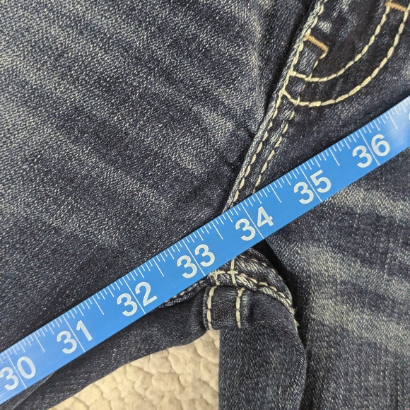 BKE Jake Straight Leg Dark Blue Jeans - Picture 6 of 7